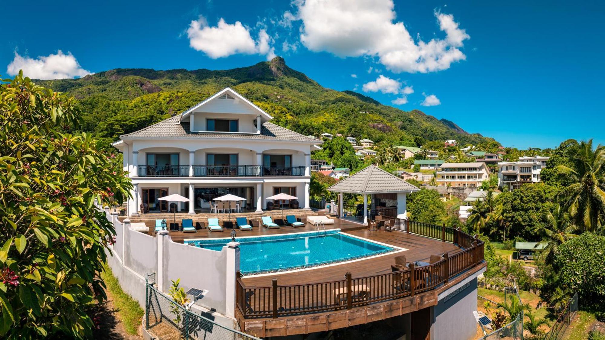 D'Offay Seaview Apartments Vịnh Beau Vallon Ngoại thất bức ảnh