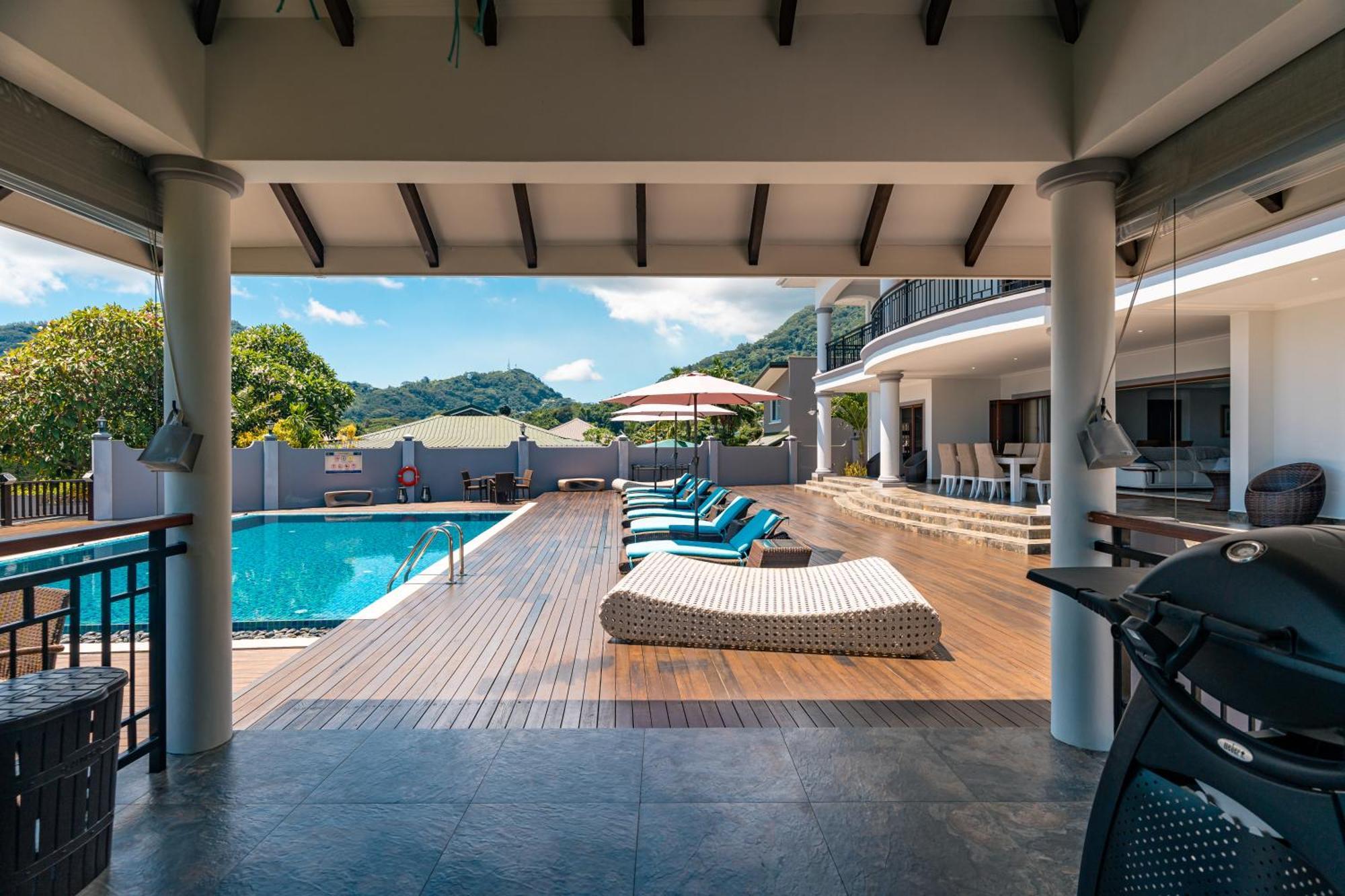 D'Offay Seaview Apartments Vịnh Beau Vallon Ngoại thất bức ảnh