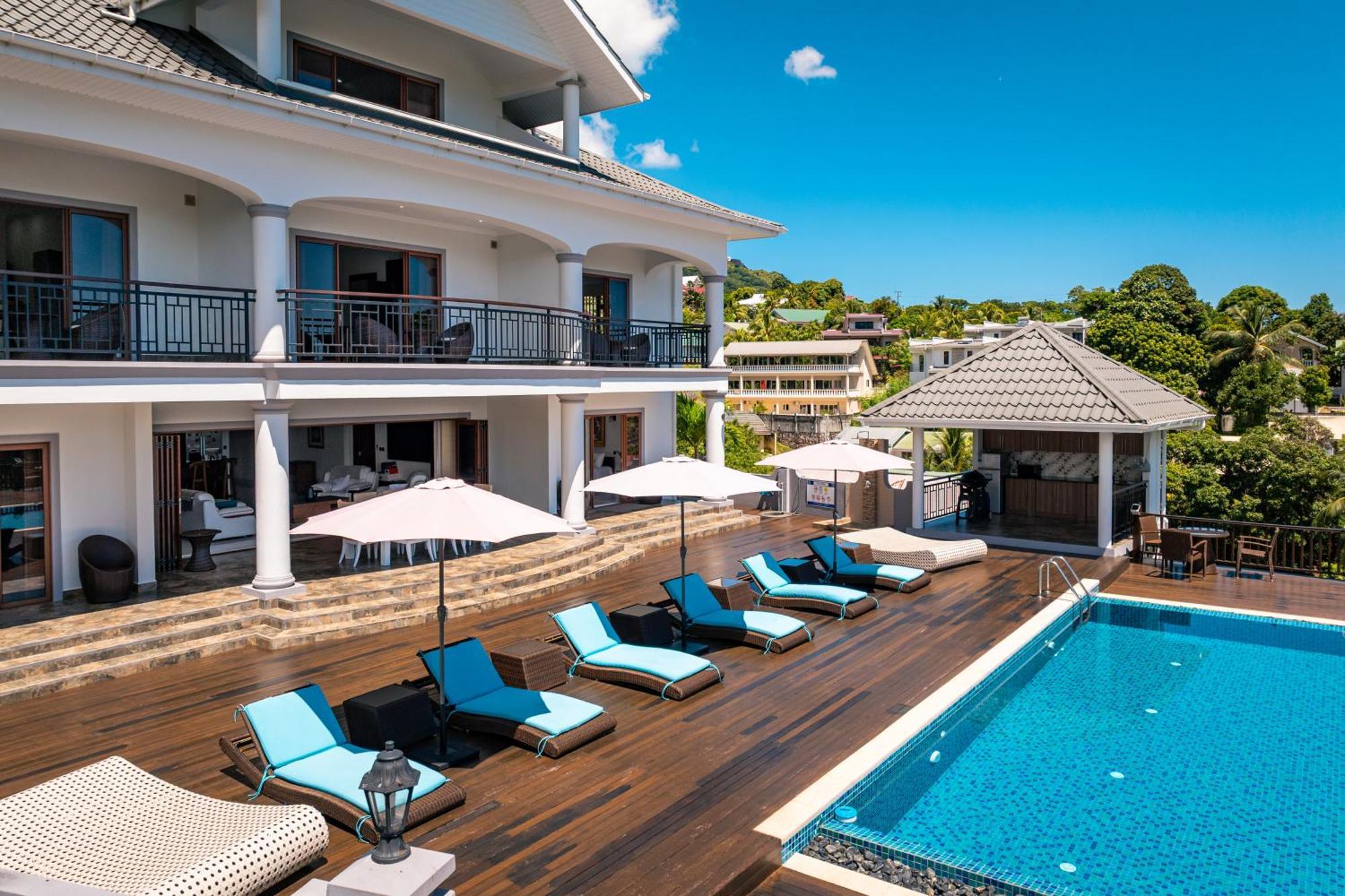 D'Offay Seaview Apartments Vịnh Beau Vallon Ngoại thất bức ảnh