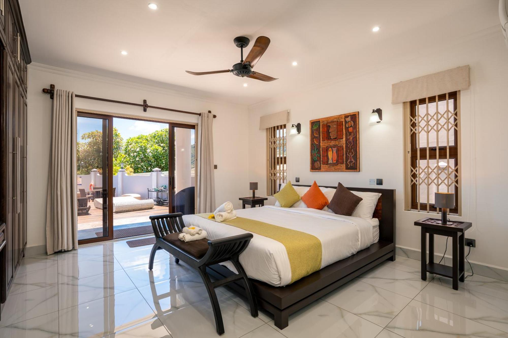 D'Offay Seaview Apartments Vịnh Beau Vallon Ngoại thất bức ảnh