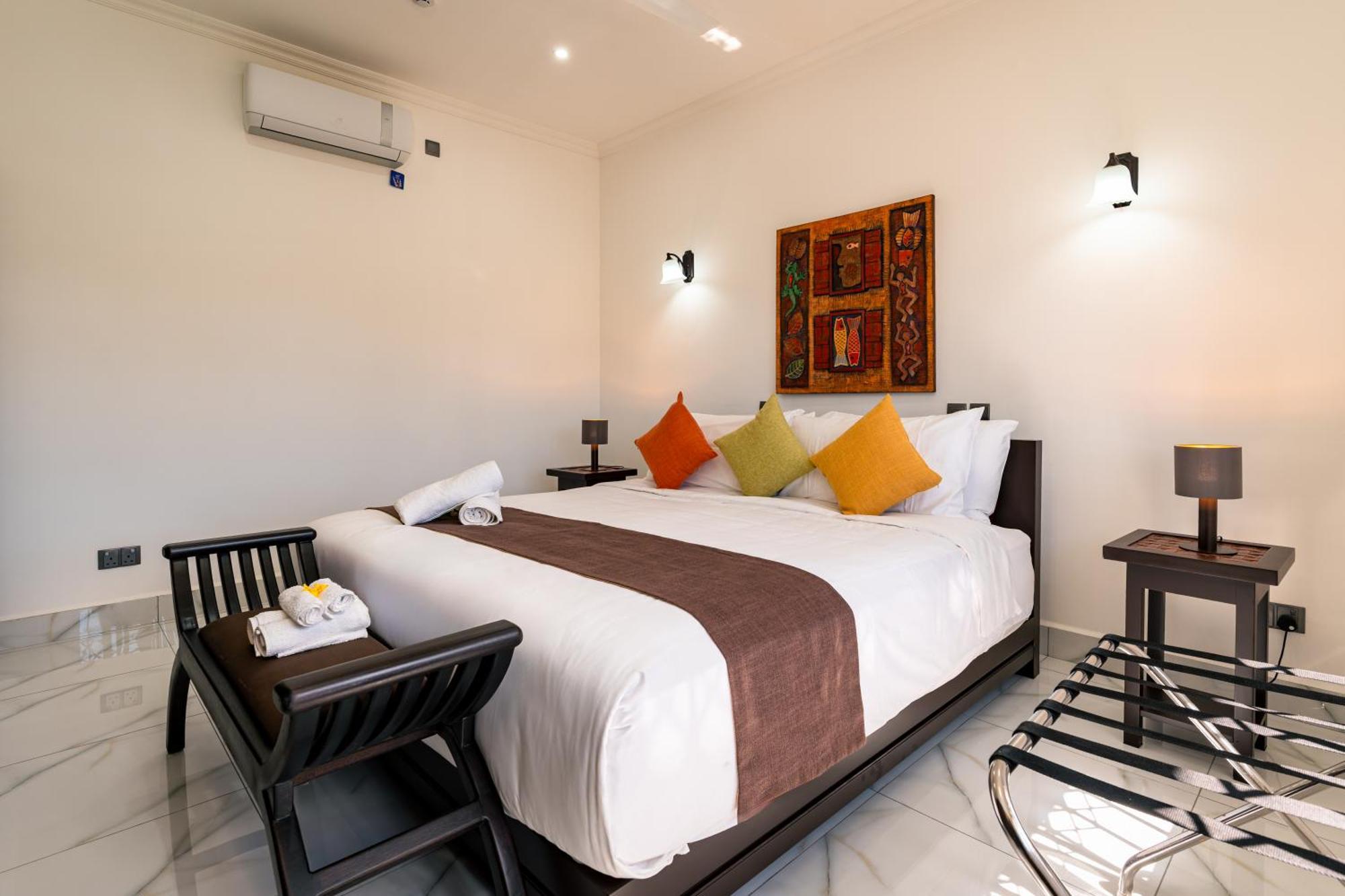 D'Offay Seaview Apartments Vịnh Beau Vallon Ngoại thất bức ảnh