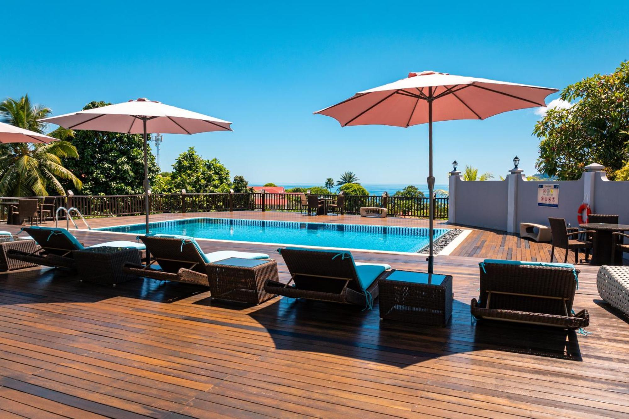 D'Offay Seaview Apartments Vịnh Beau Vallon Ngoại thất bức ảnh